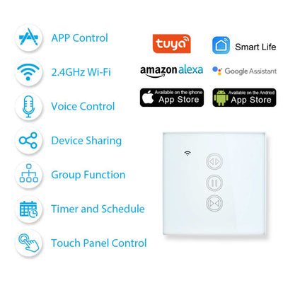 Wifi curtain switch