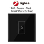 ZigBee Smart Boiler Water Heater Switch 20A Relay High Power Circuit Breaker Tuya APP Control Works with Alexa Siri Google Home