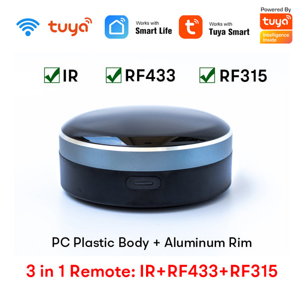 IR+RF Universal Remote Control Tuya Smart Controller for TV AC Curtain Roller Shutter Works with Alexa Google Home Alice Siri