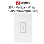 ZigBee Smart Boiler Water Heater Switch 20A Relay High Power Circuit Breaker Tuya APP Control Works with Alexa Siri Google Home