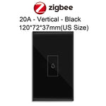 ZigBee Smart Boiler Water Heater Switch 20A Relay High Power Circuit Breaker Tuya APP Control Works with Alexa Siri Google Home