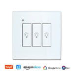 Tuya Smart Life EU Wifi 1/2/3 Gang 10A Light Switch Glass Screen Touch Panel