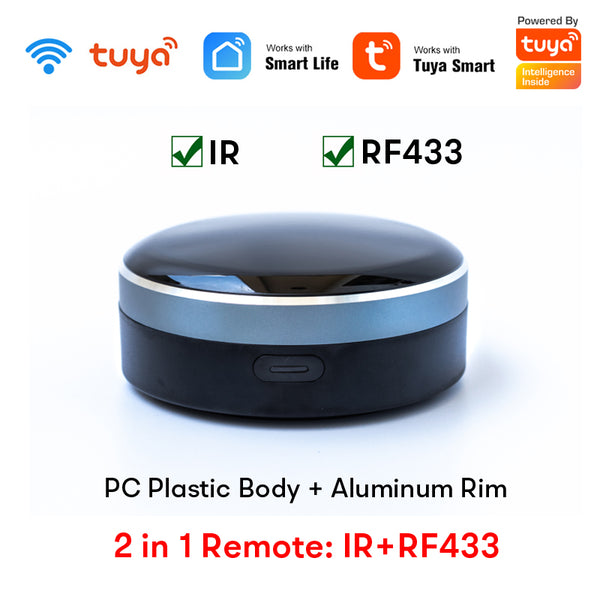 IR+RF Universal Remote Control Tuya Smart Controller for TV AC Curtain Roller Shutter Works with Alexa Google Home Alice Siri