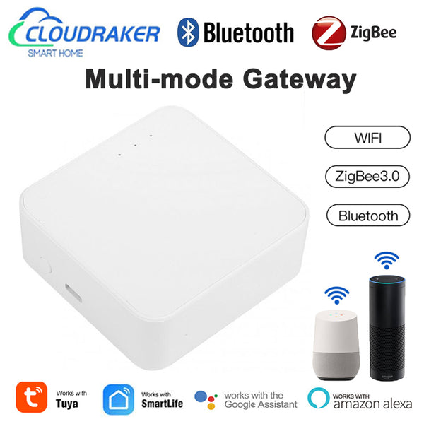 Multi-mode Zigbee Bluetooth Gateway Hub Wireless Smart Home Bridge Tuya Smart Life Remote Control Works With Alexa Google Home