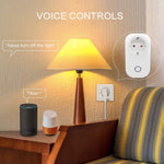 Bluetooth Mesh SIG Smart Plug Socket 16A Outlet Remote Control Power Monitor Timing works with Alexa Google Home Siri Voice