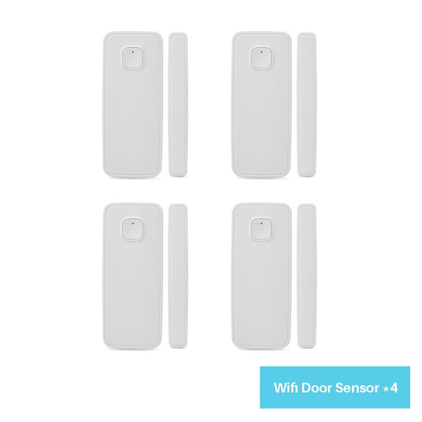 Smart WIFI Door Window Sensor Open / Closed Detector Wireless Alarm Home Security Works with Alexa Google Home