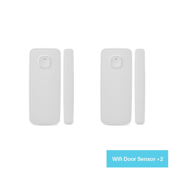 Smart WIFI Door Window Sensor Open / Closed Detector Wireless Alarm Home Security Works with Alexa Google Home