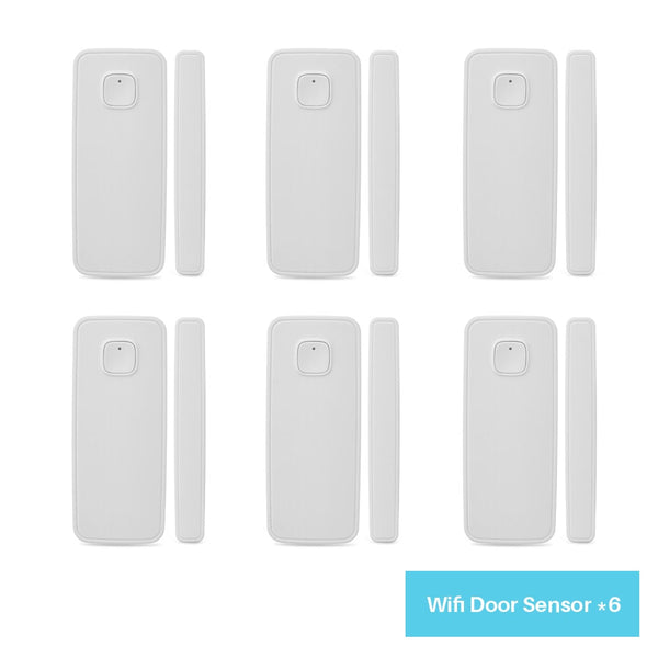 Smart WIFI Door Window Sensor Open / Closed Detector Wireless Alarm Home Security Works with Alexa Google Home